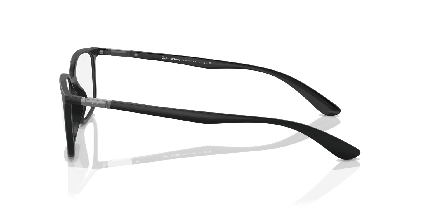 [Clear Lenses, Matte Black Frame]