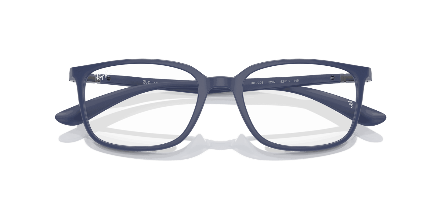 [Clear Lenses, Matte Blue Frame]