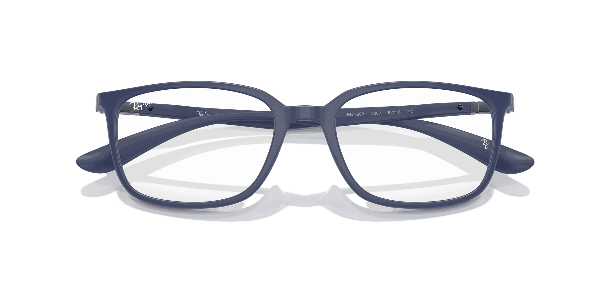 [Clear Lenses, Matte Blue Frame]