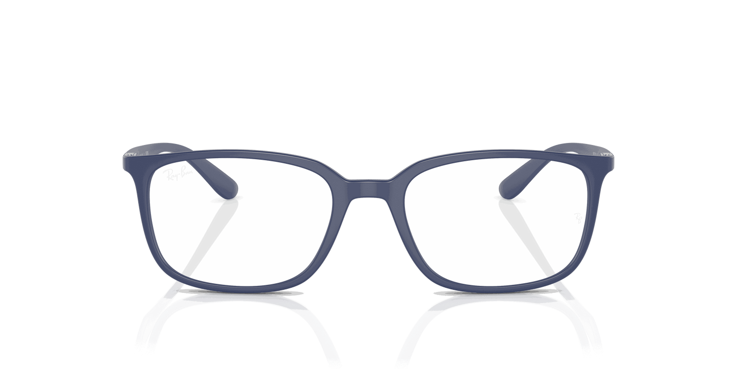 [Clear Lenses, Matte Blue Frame]