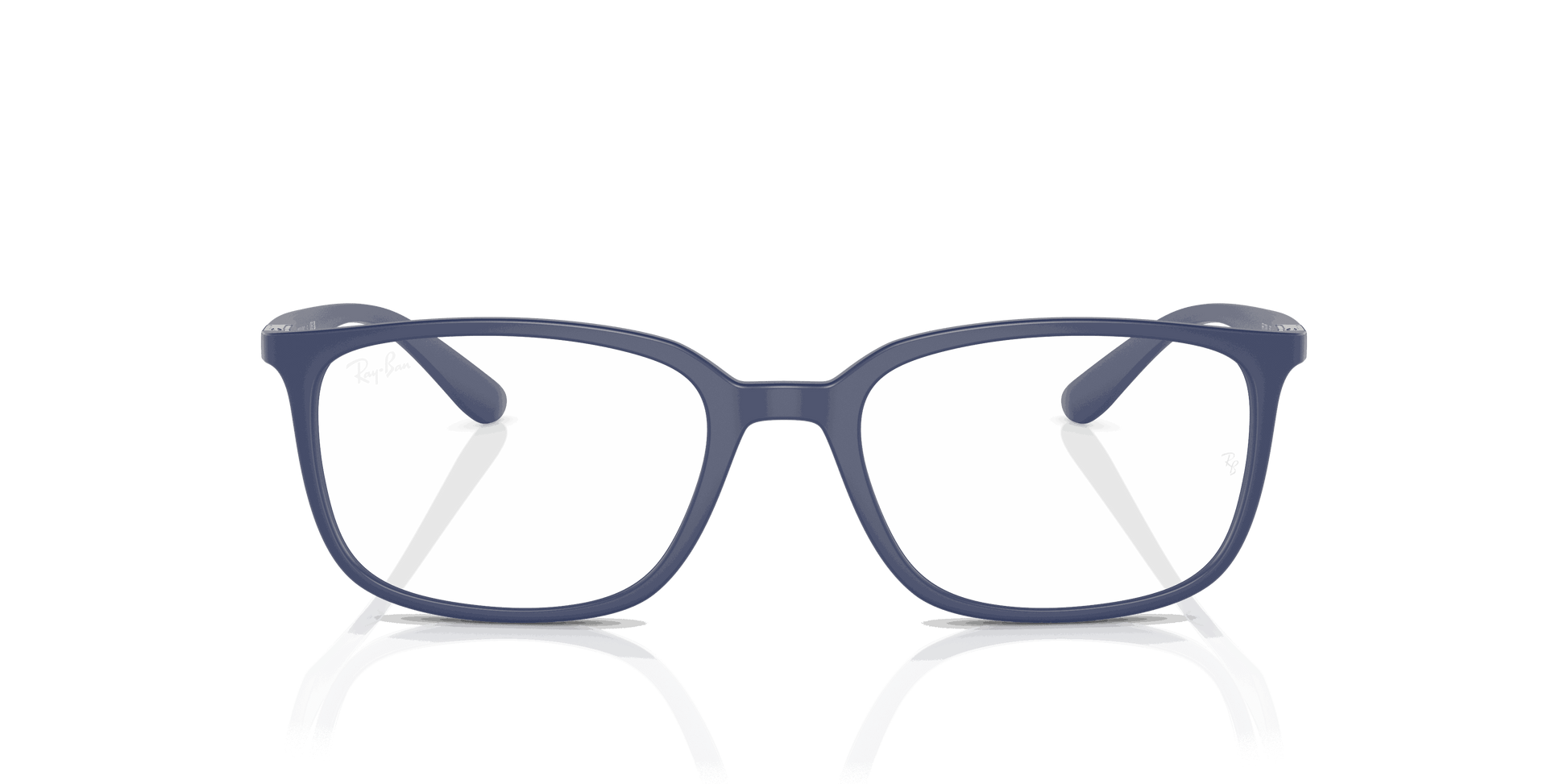 [Clear Lenses, Matte Blue Frame]
