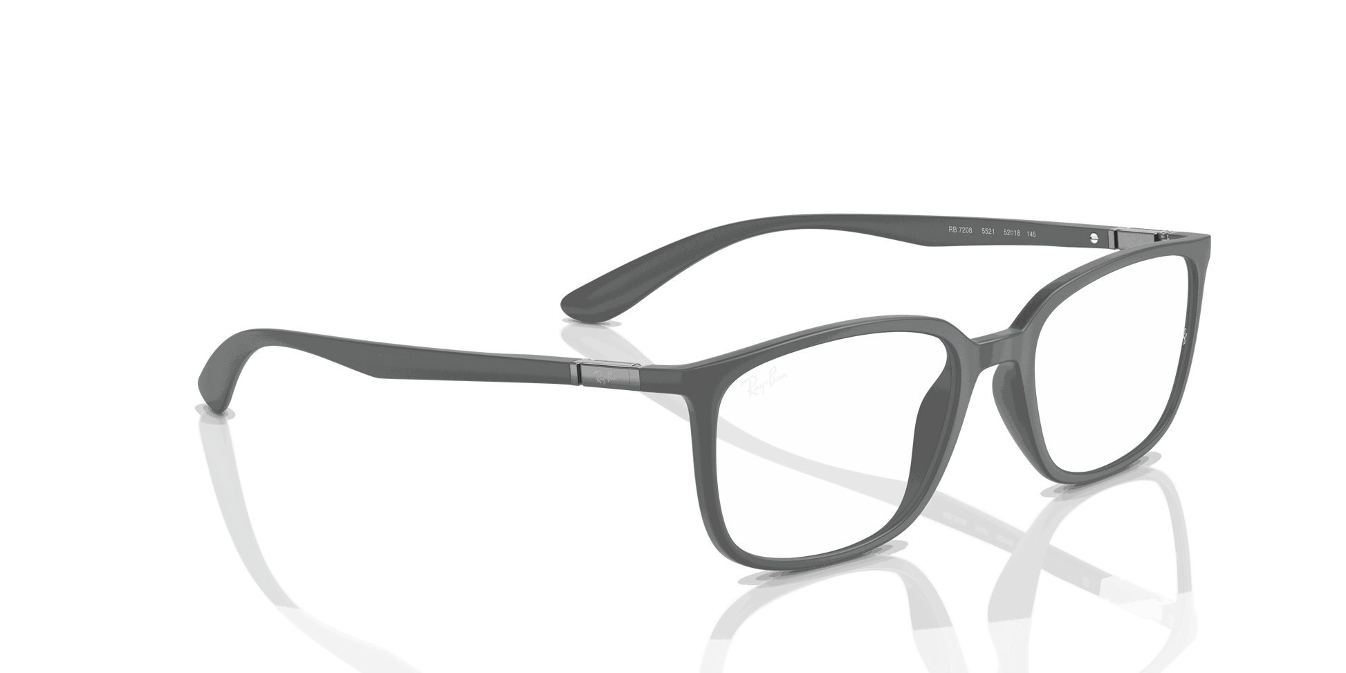 [Clear Lenses, Matte Grey Frame]
