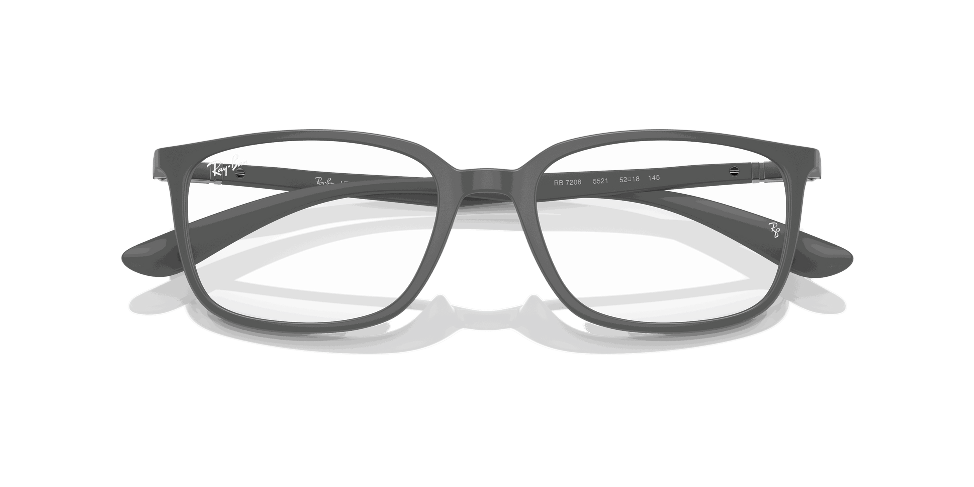 [Clear Lenses, Matte Grey Frame]