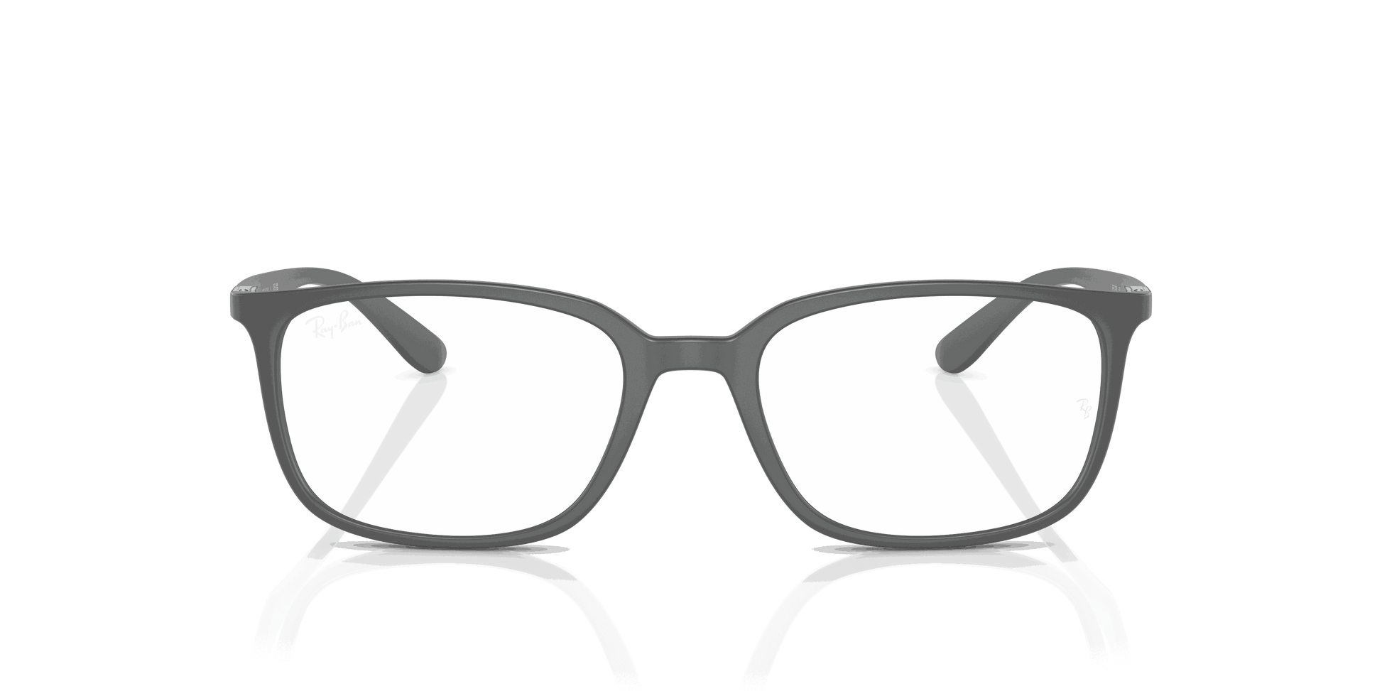 [Clear Lenses, Matte Grey Frame]