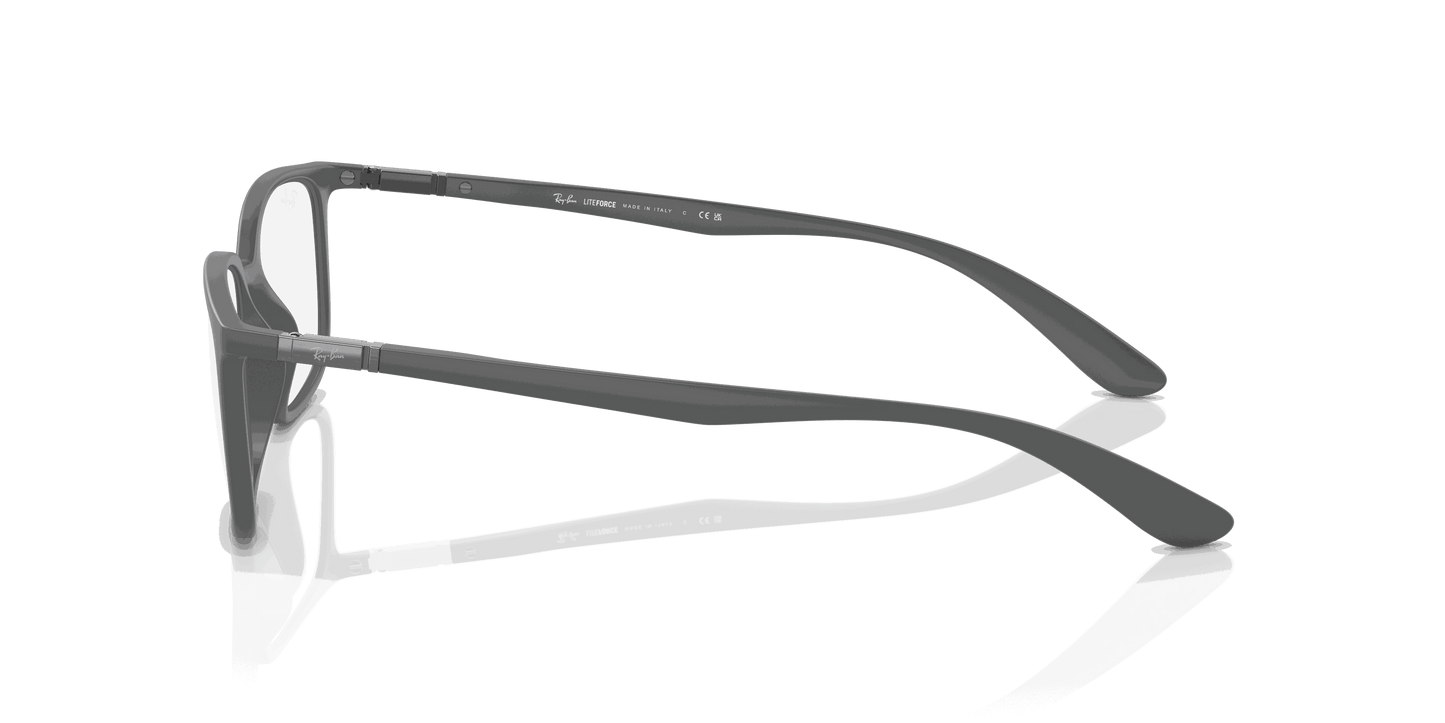 [Clear Lenses, Matte Grey Frame]
