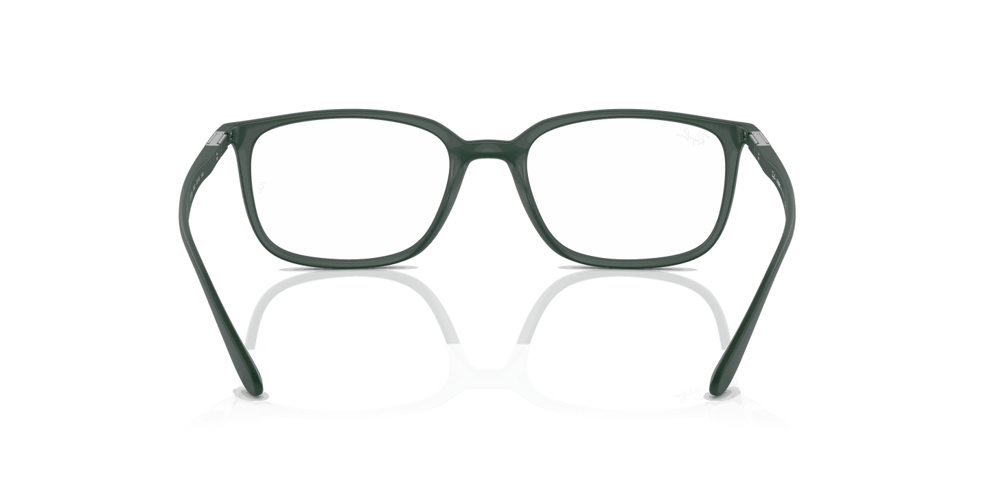 [Clear Lenses, Matte Green Frame]