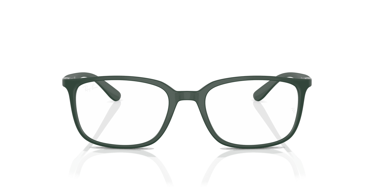 [Clear Lenses, Matte Green Frame]