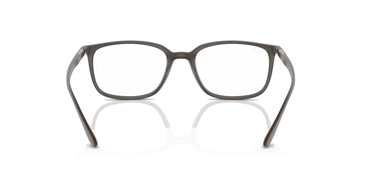[Clear Lenses, Matte Brown Frame]
