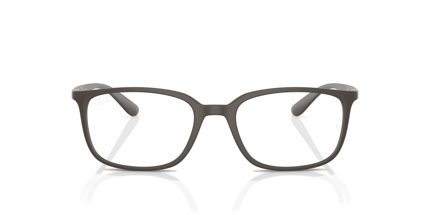 [Clear Lenses, Matte Brown Frame]