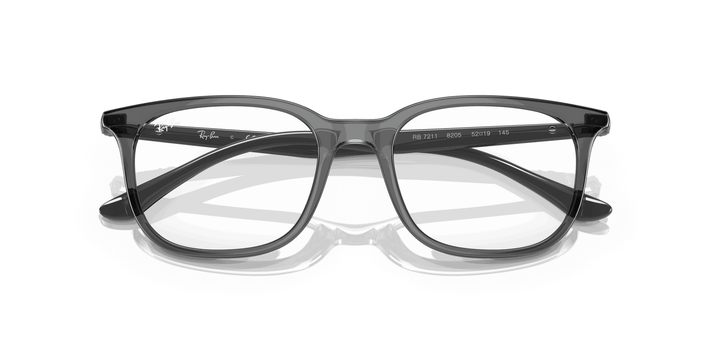 [Clear Lenses, Polished Transparent Grey Frame]