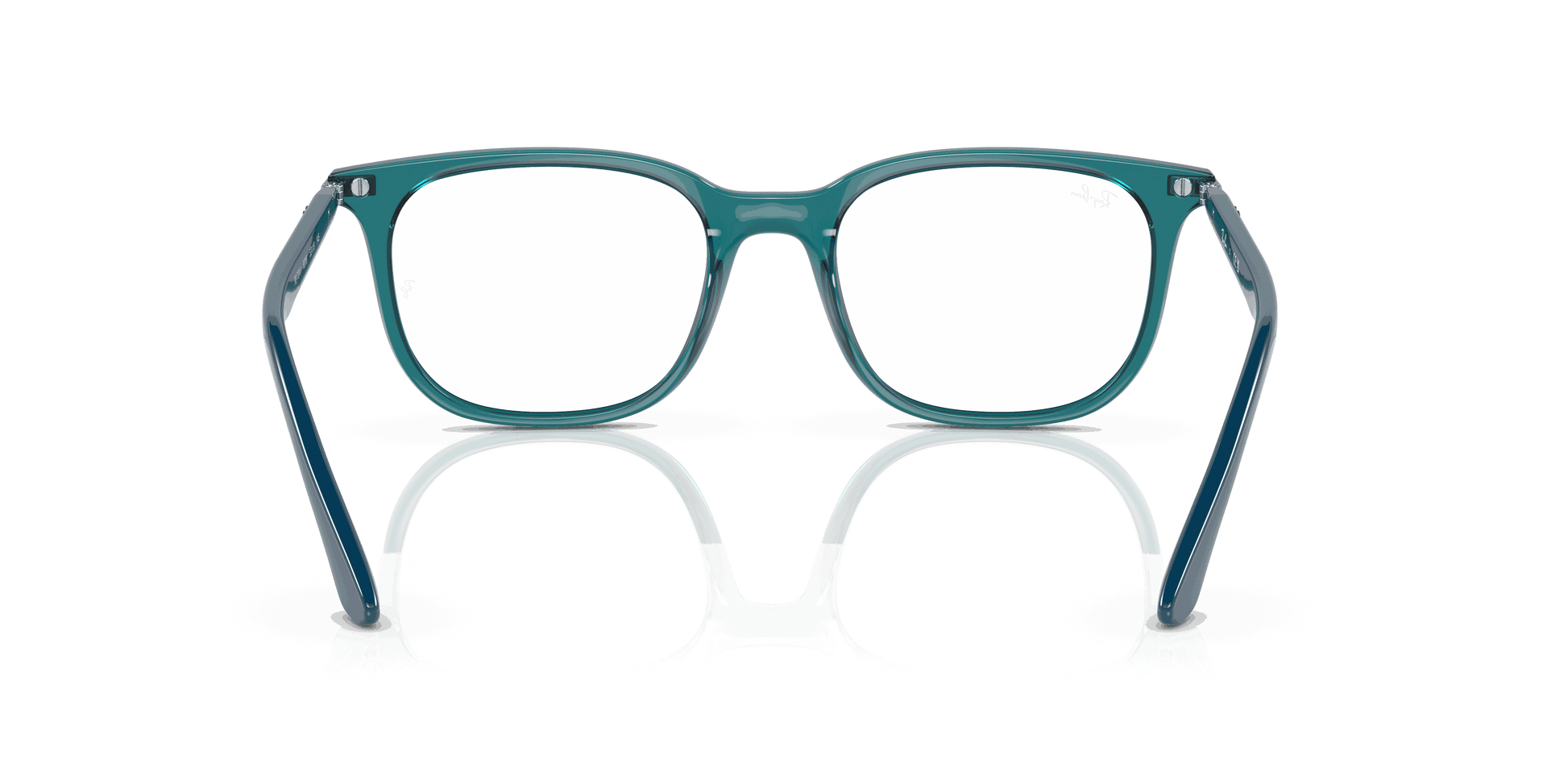 [Clear Lenses, Polished Transparent Turquoise Frame]