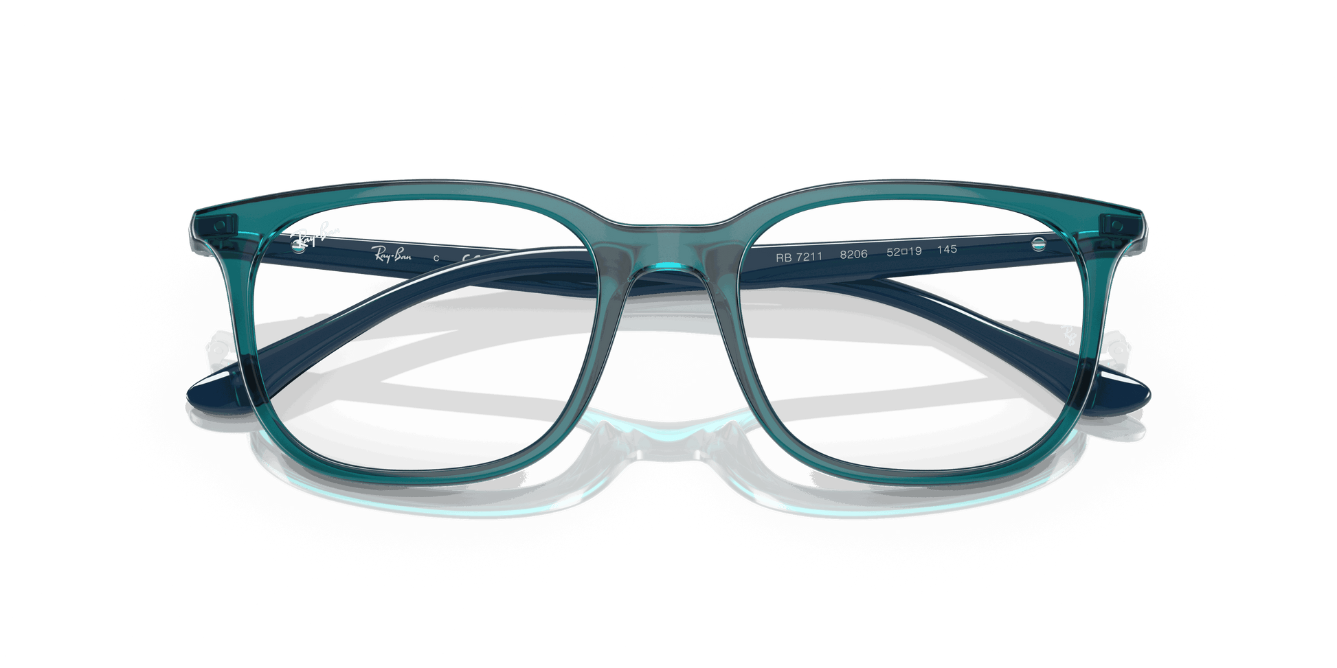 [Clear Lenses, Polished Transparent Turquoise Frame]