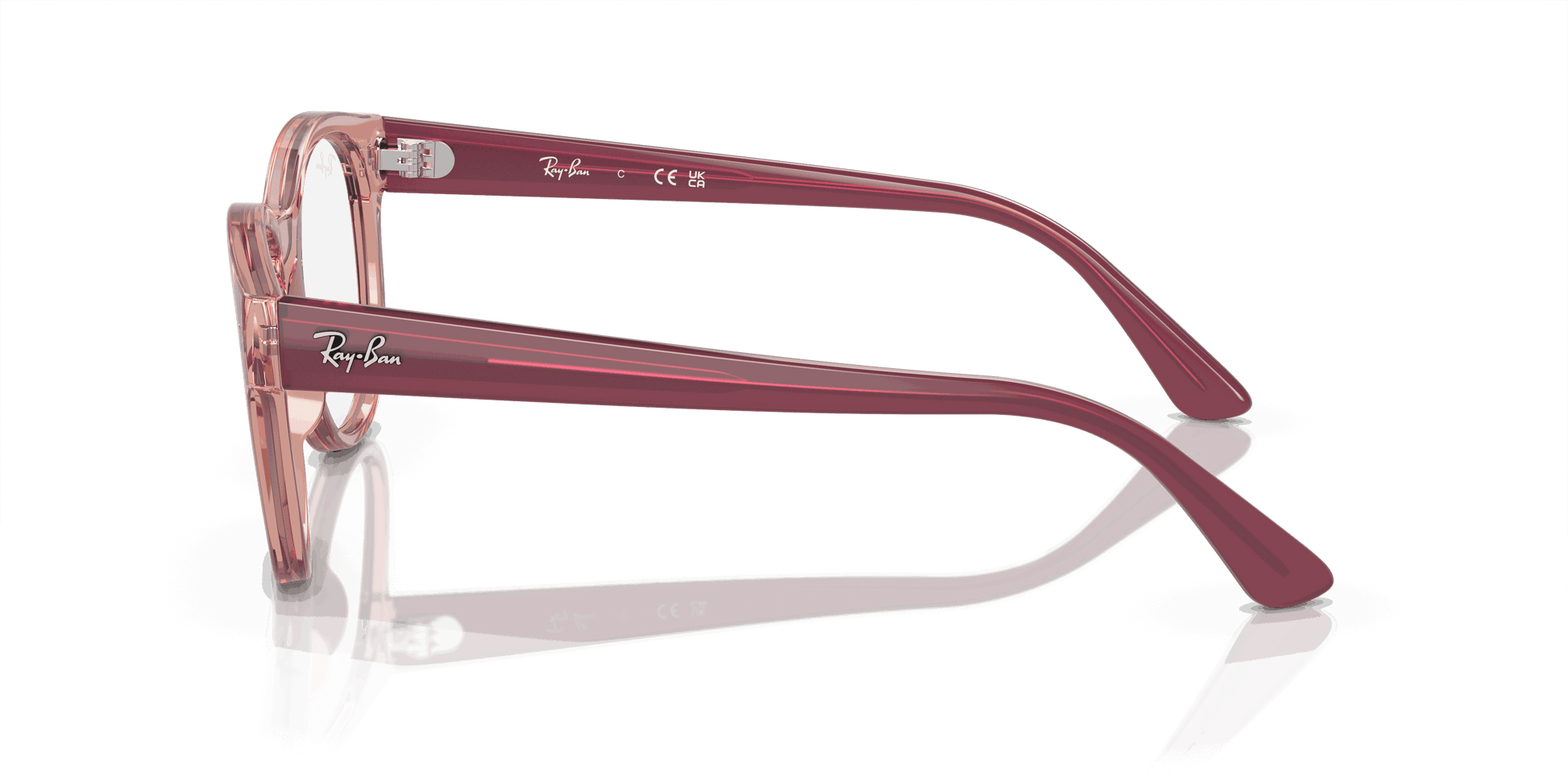 [Clear Lenses, Polished Transparent Pink Frame]