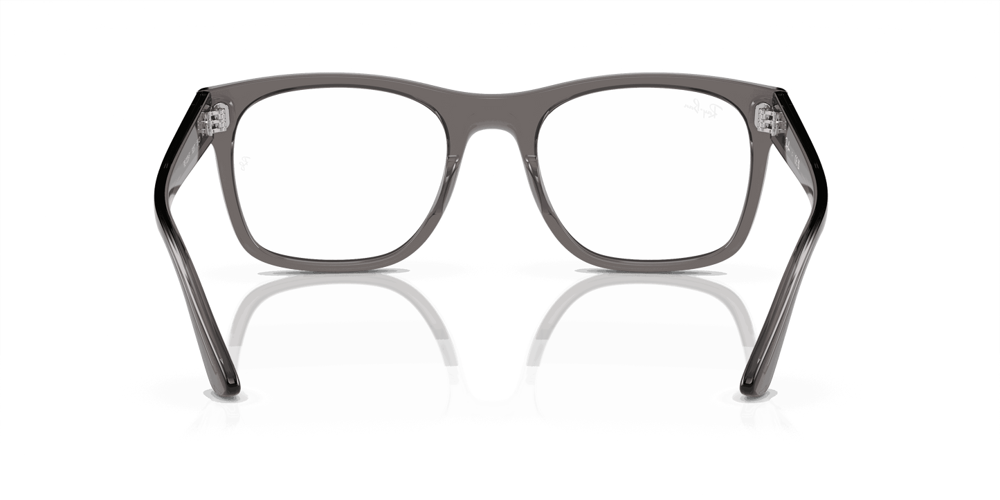 [Demo Lens Lenses, Polished Opal Dark Grey Frame]