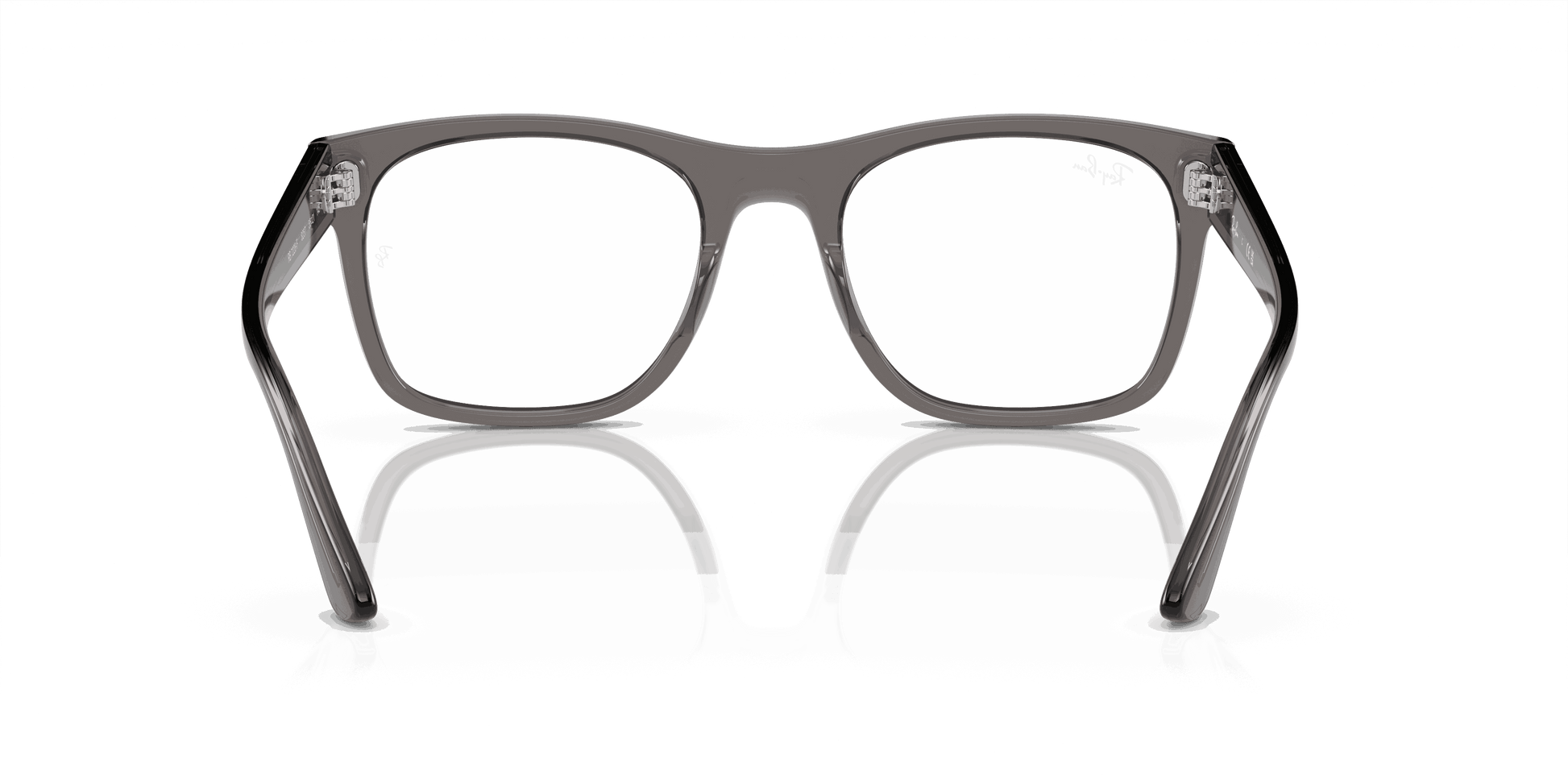 [Demo Lens Lenses, Polished Opal Dark Grey Frame]