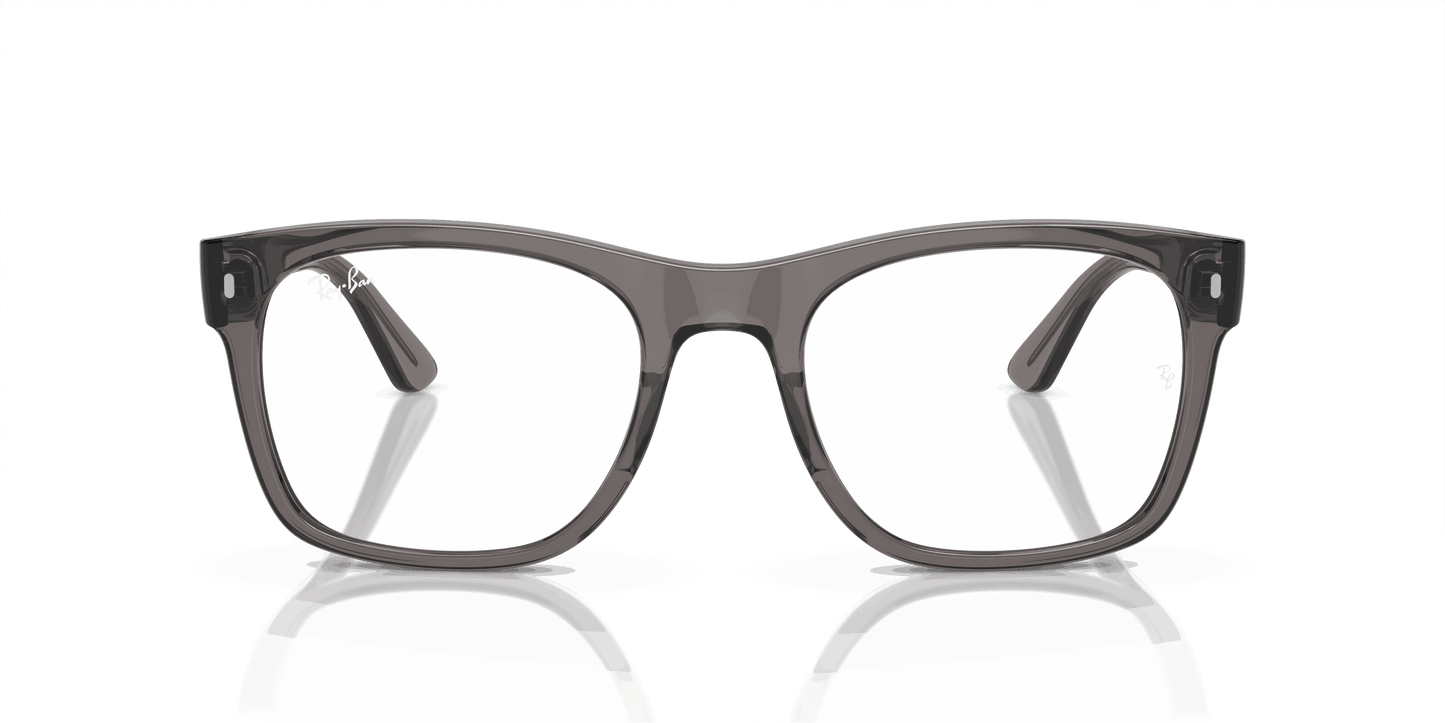 [Demo Lens Lenses, Polished Opal Dark Grey Frame]