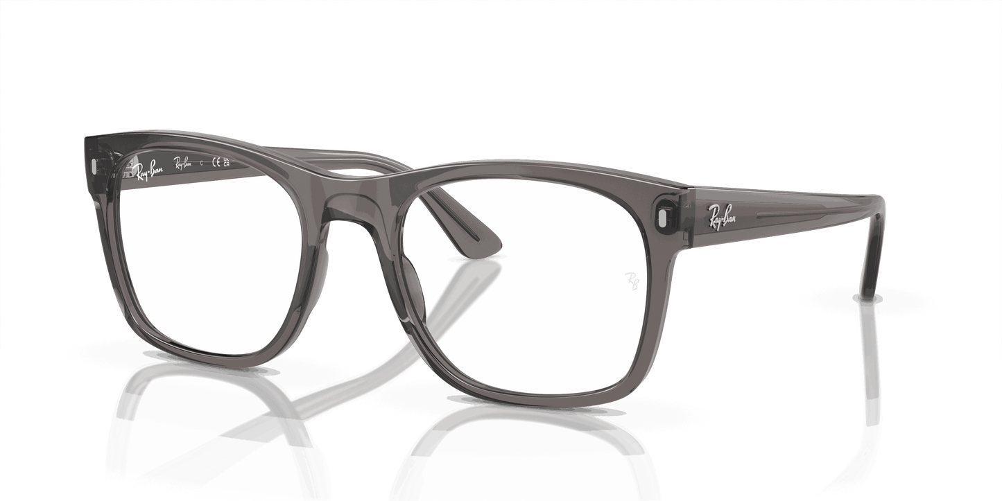 [Demo Lens Lenses, Polished Opal Dark Grey Frame]