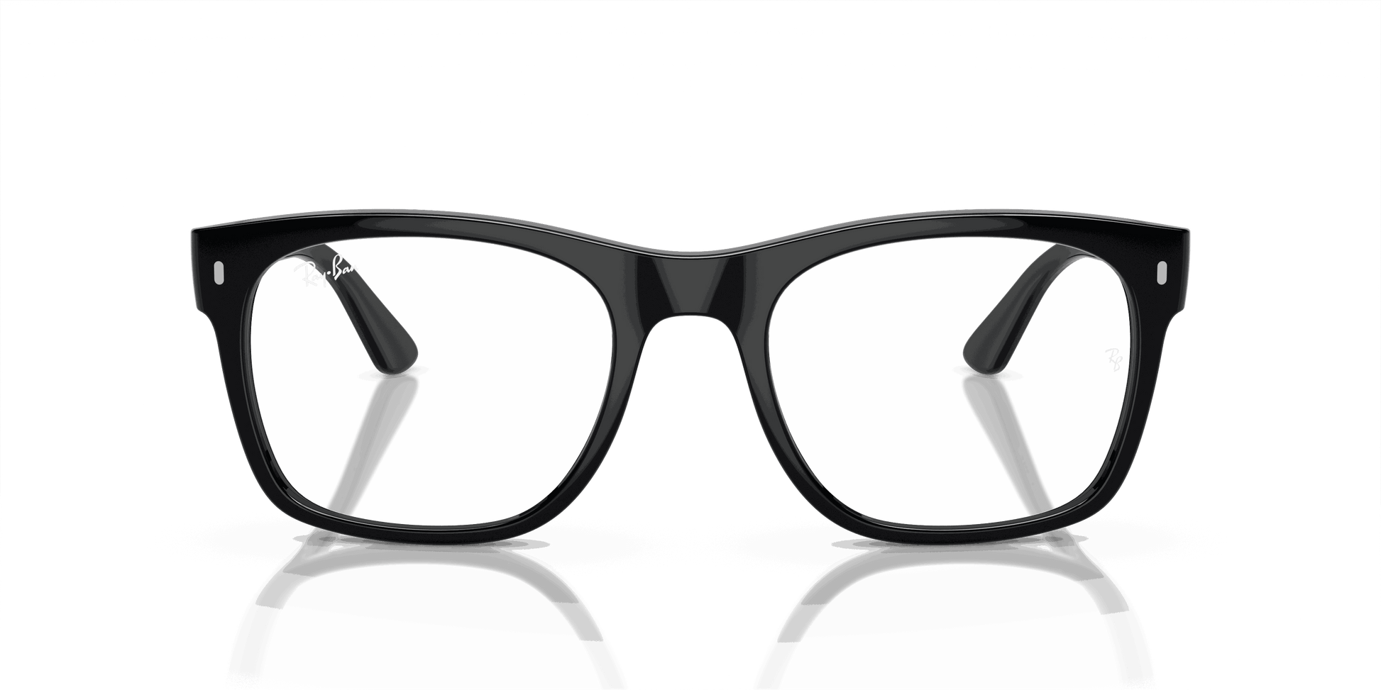 [Demo Lens Lenses, Polished Black Frame]