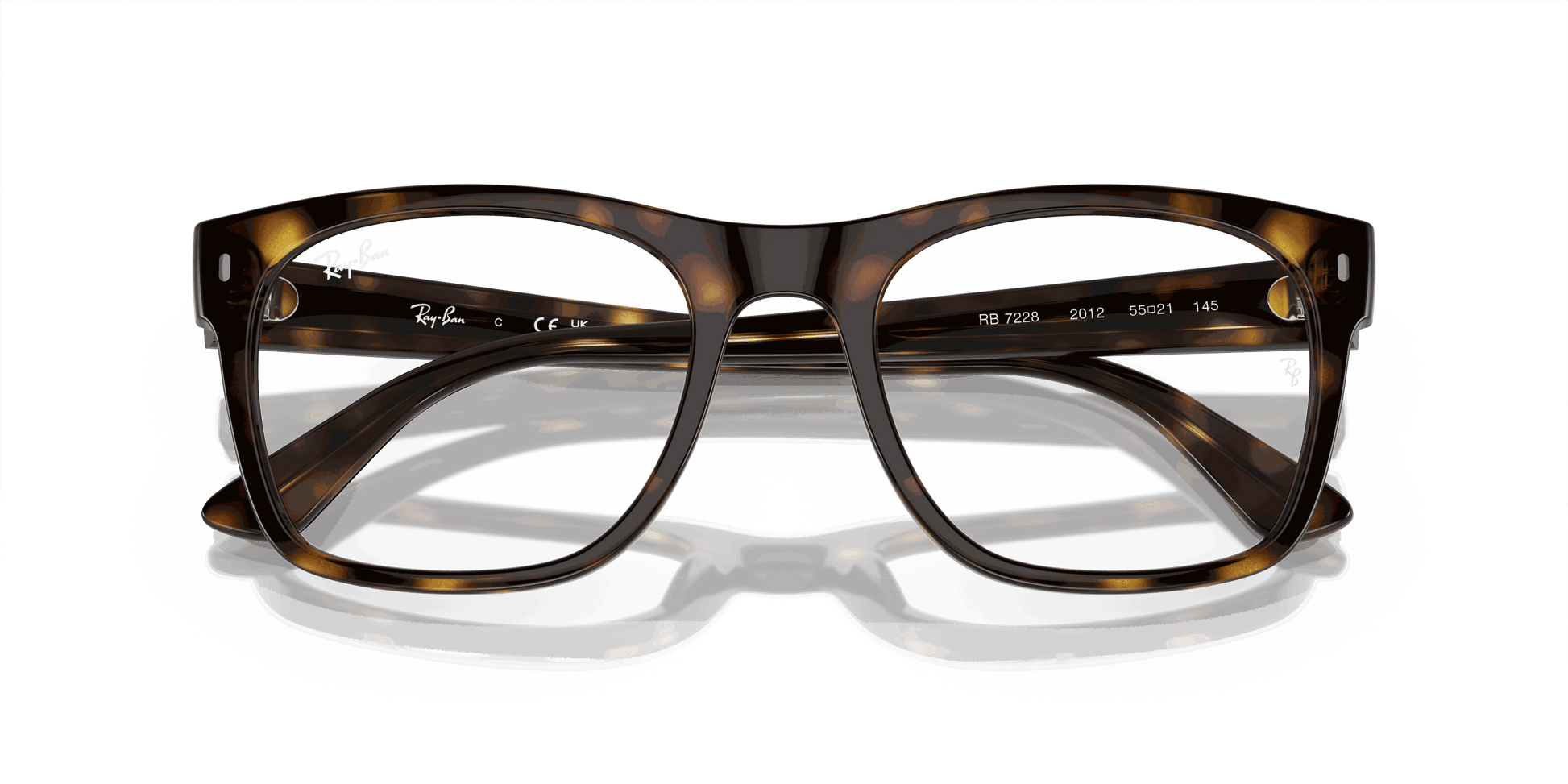 [Demo Lens Lenses, Polished Havana Frame]