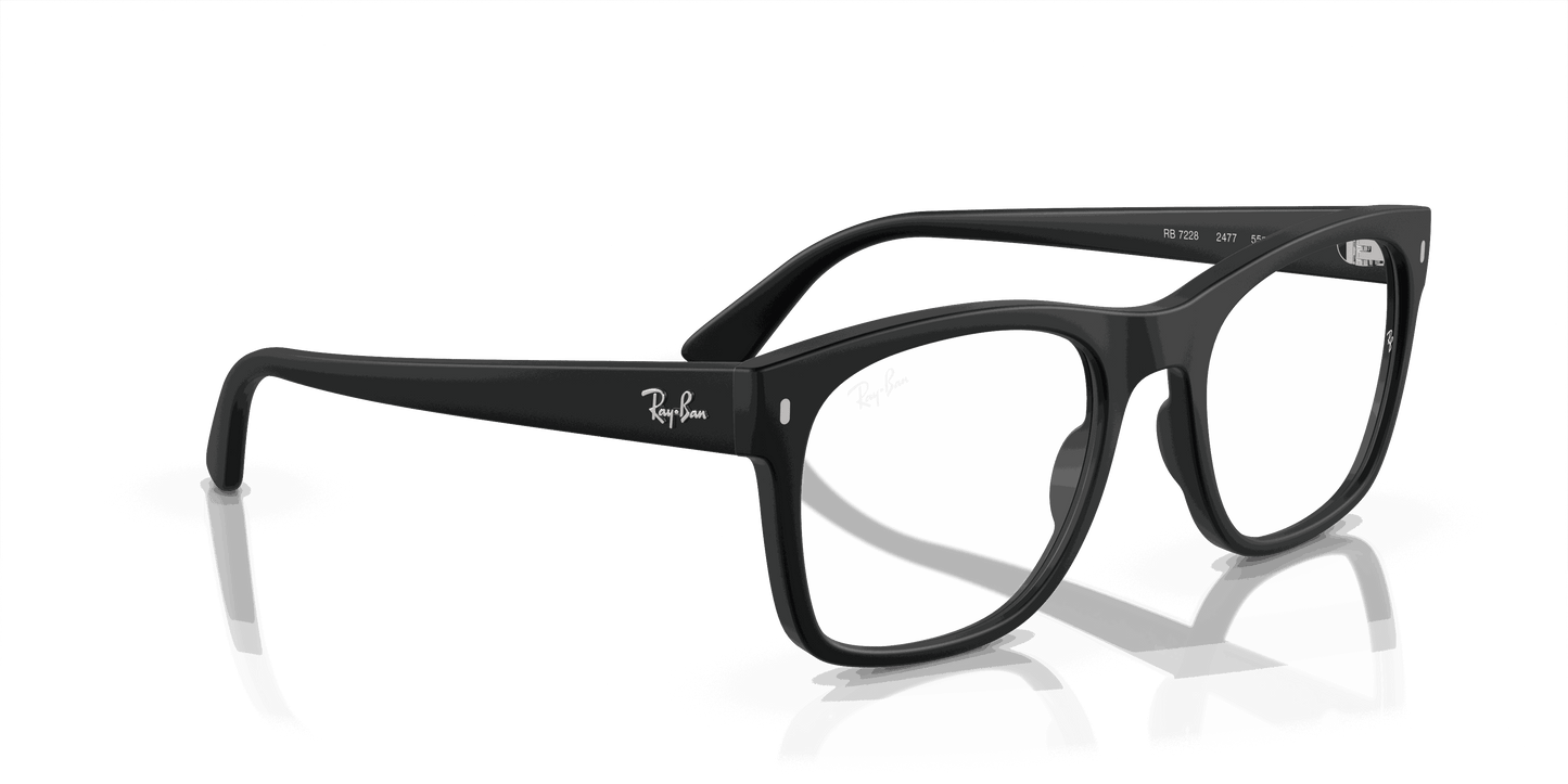 [Clear Lenses, Matte Black Frame]