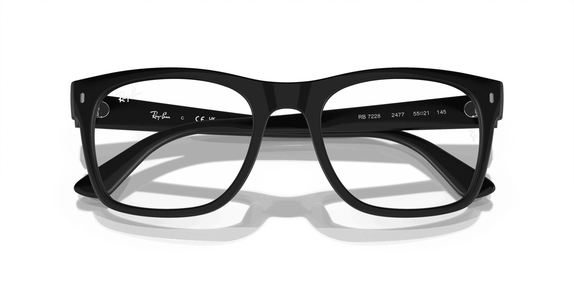 [Clear Lenses, Matte Black Frame]