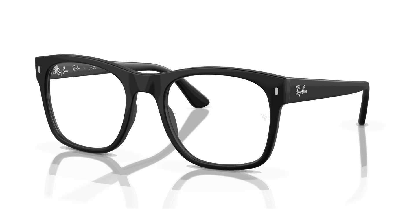 [Clear Lenses, Matte Black Frame]