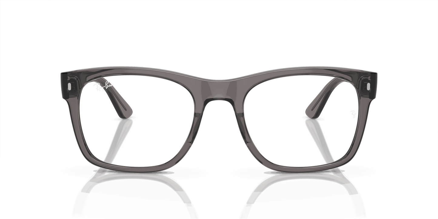 [Clear Lenses, Polished Opal Dark Grey Frame]