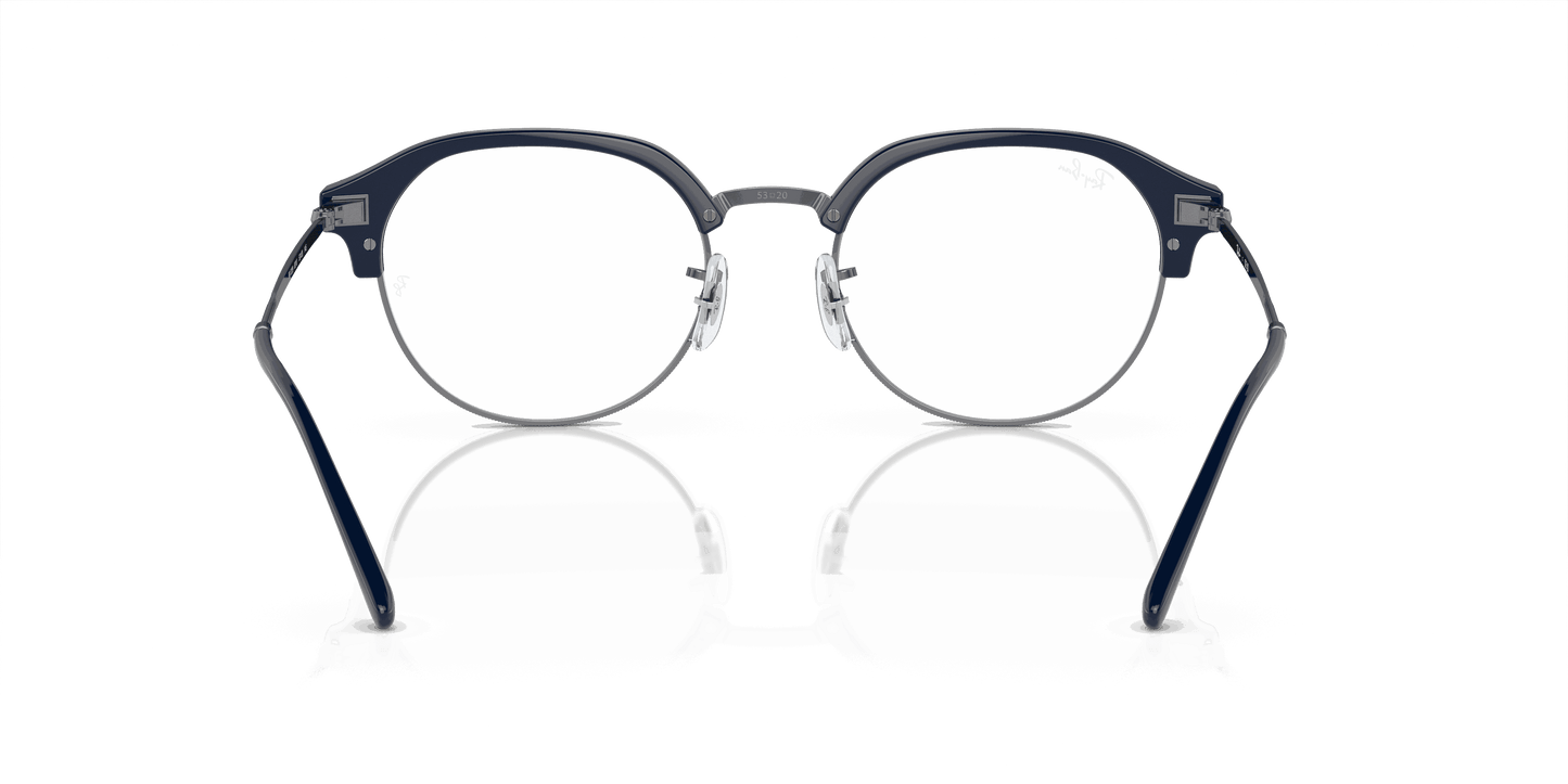 [Clear Lenses, Polished Blue On Gunmetal Frame]