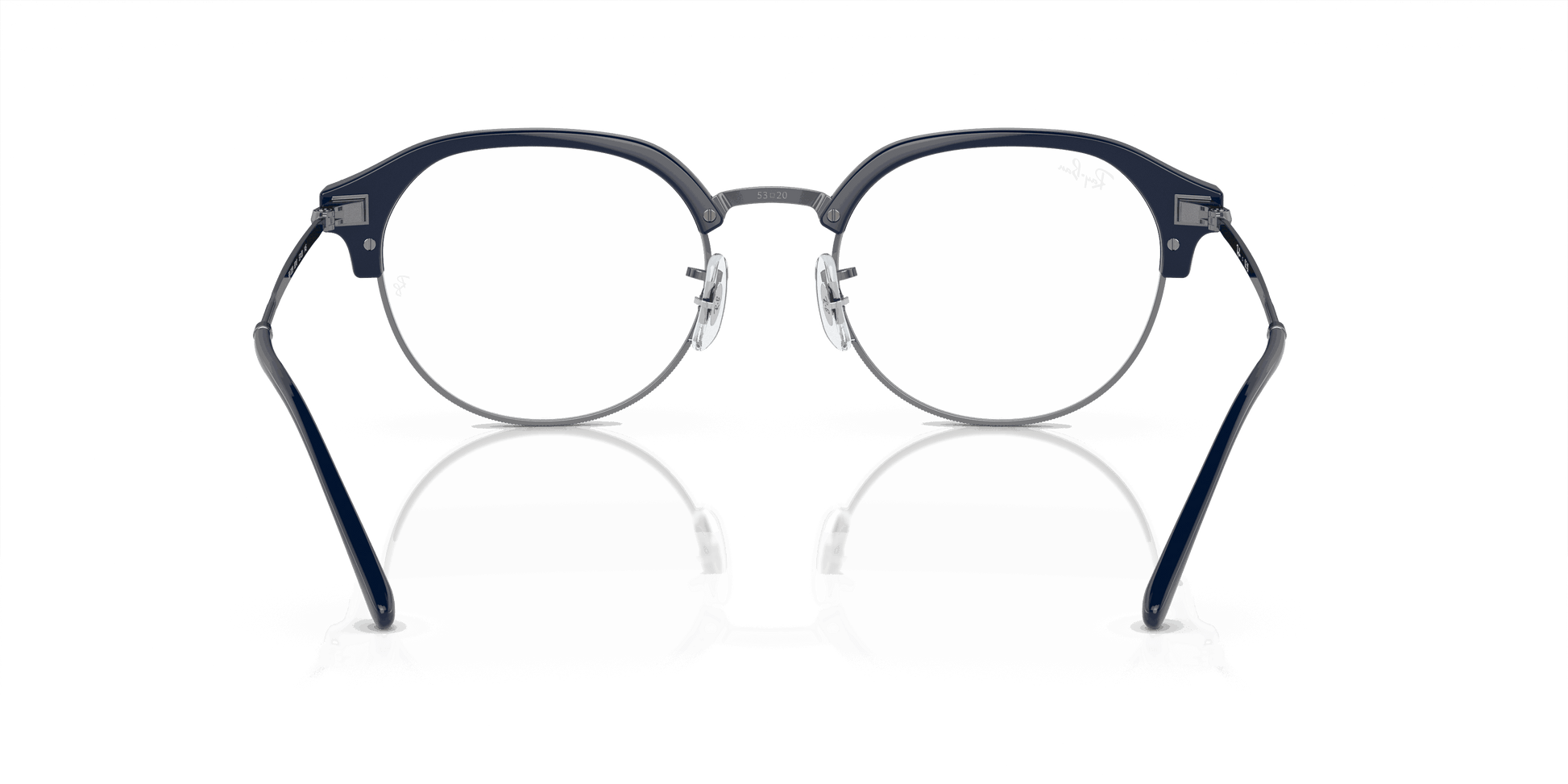 [Clear Lenses, Polished Blue On Gunmetal Frame]