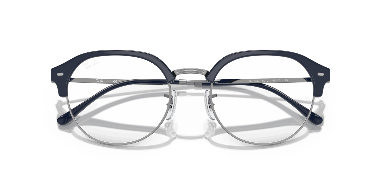 [Clear Lenses, Polished Blue On Gunmetal Frame]
