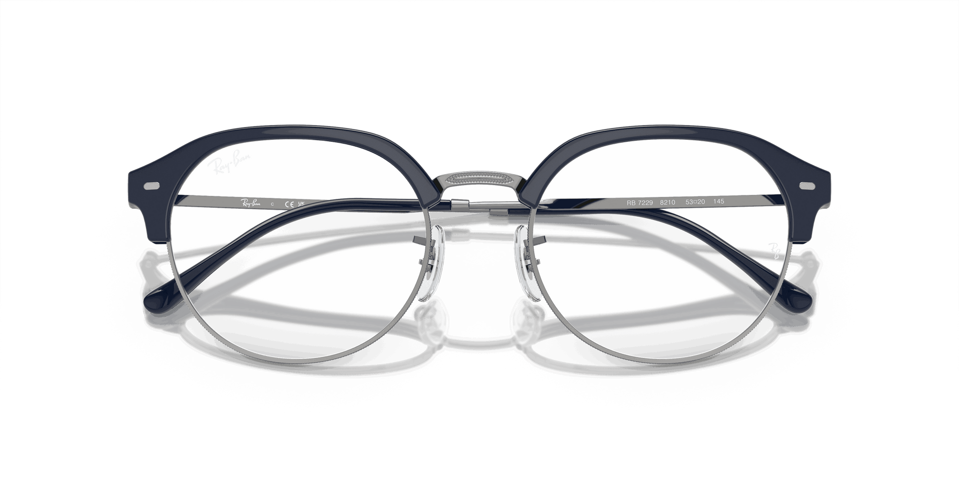 [Clear Lenses, Polished Blue On Gunmetal Frame]