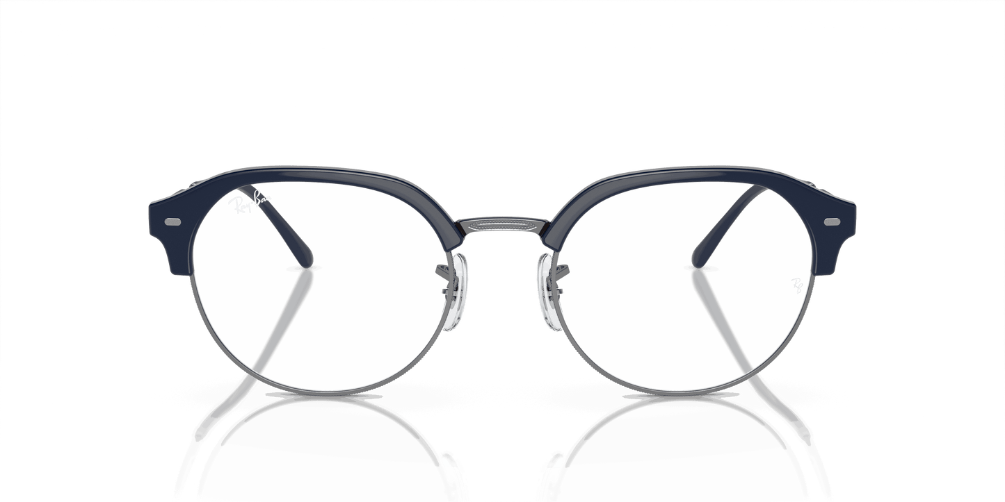 [Clear Lenses, Polished Blue On Gunmetal Frame]