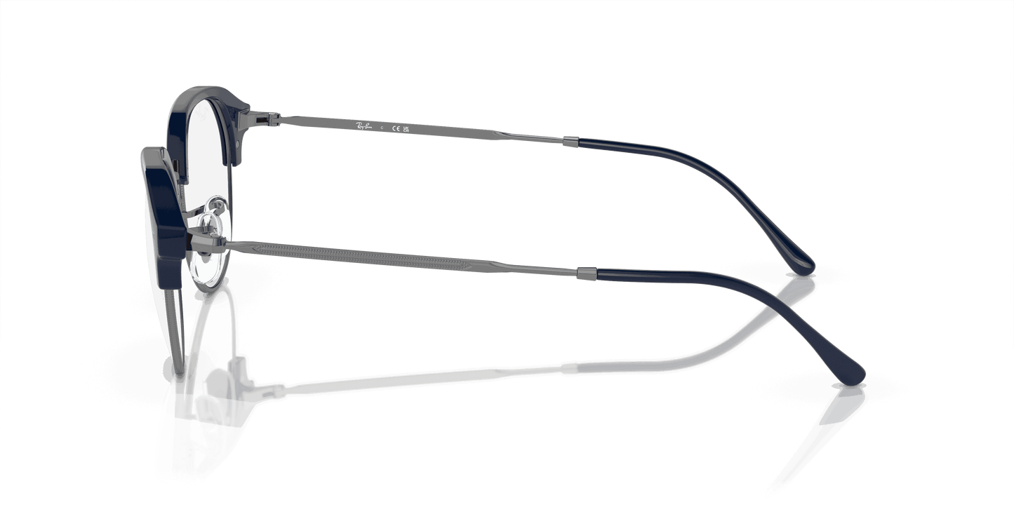 [Clear Lenses, Polished Blue On Gunmetal Frame]