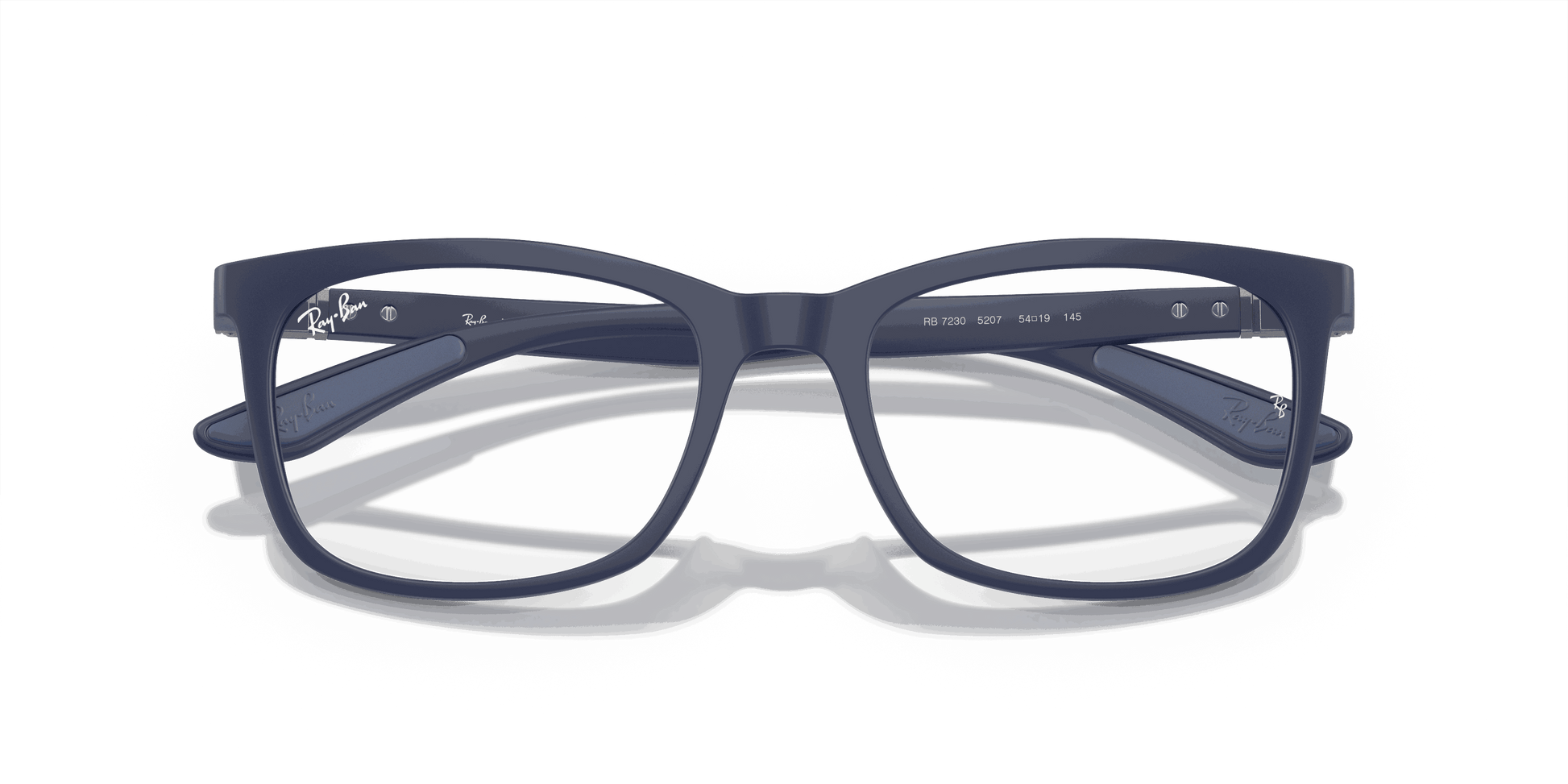 [Clear Lenses, Matte Sand Blue Frame]