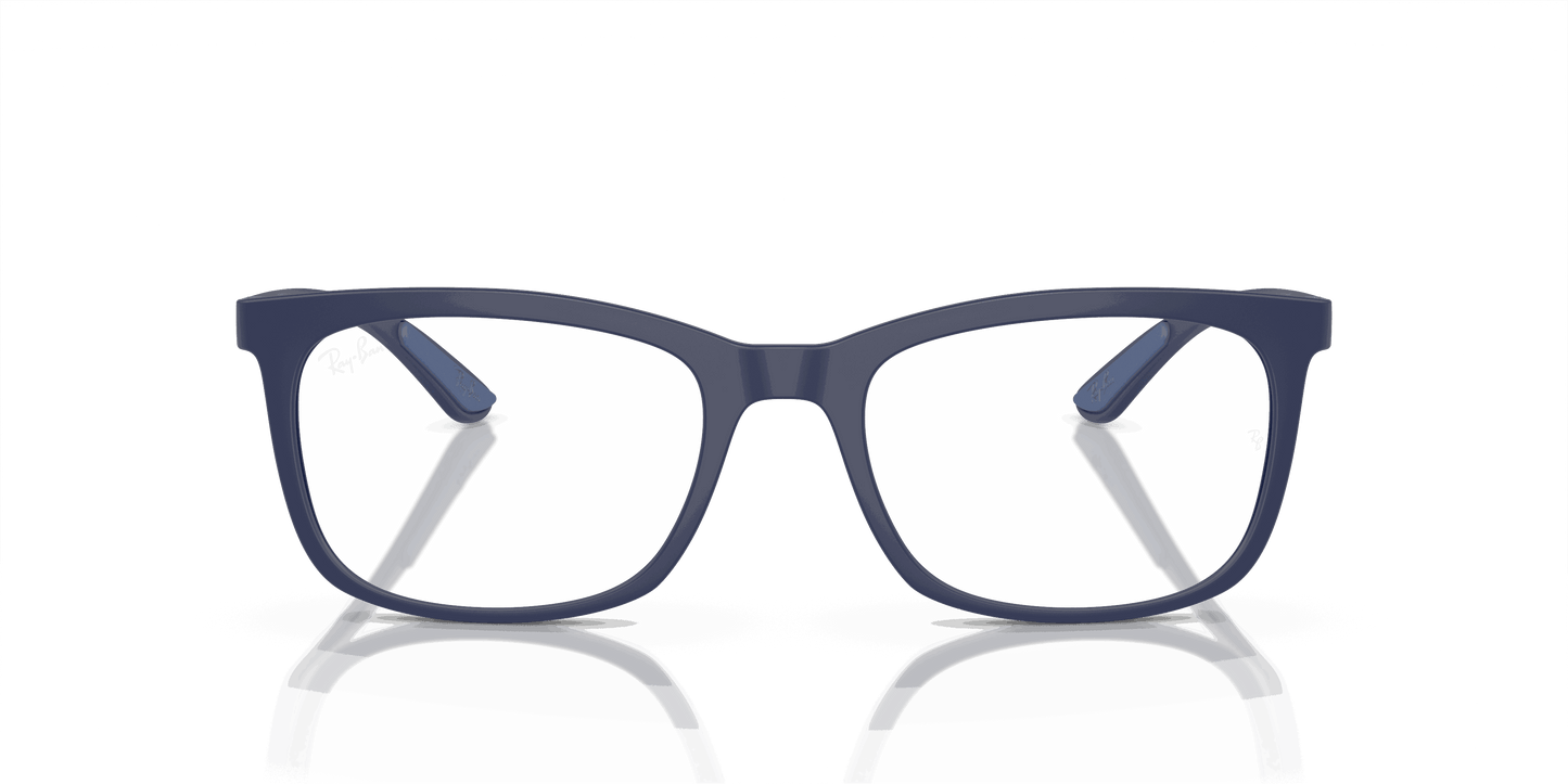 [Clear Lenses, Matte Sand Blue Frame]