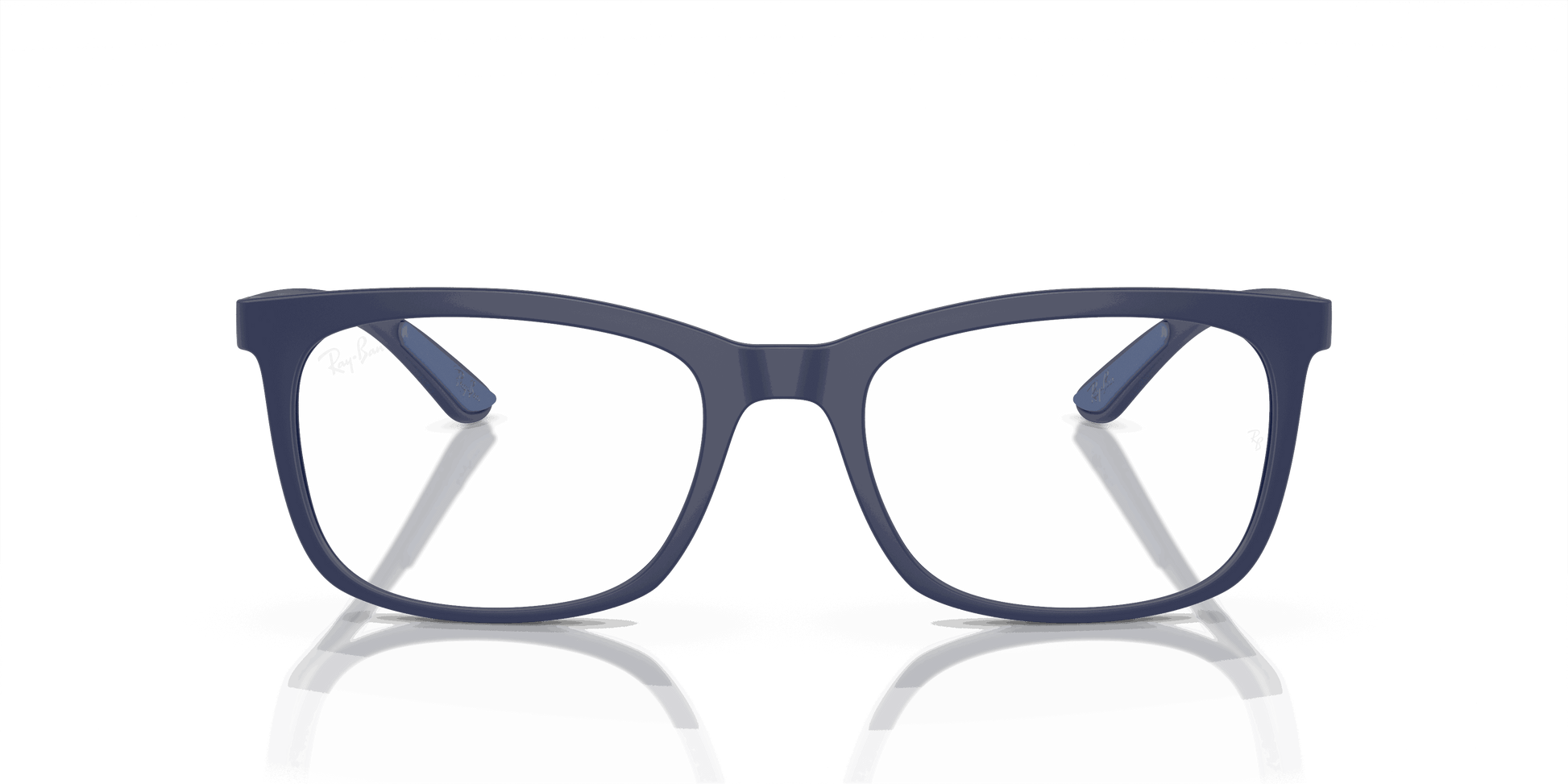 [Clear Lenses, Matte Sand Blue Frame]