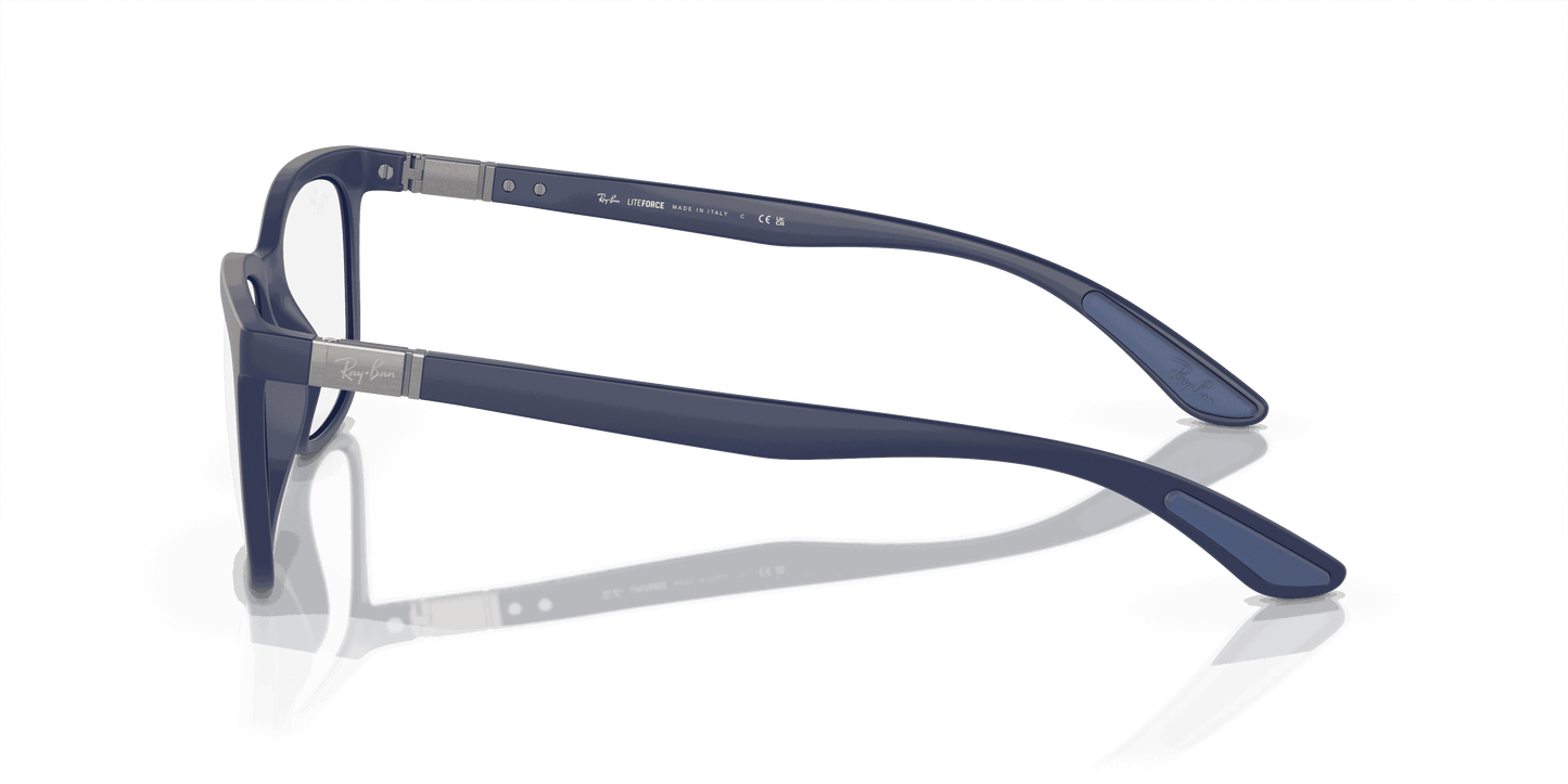 [Clear Lenses, Matte Sand Blue Frame]