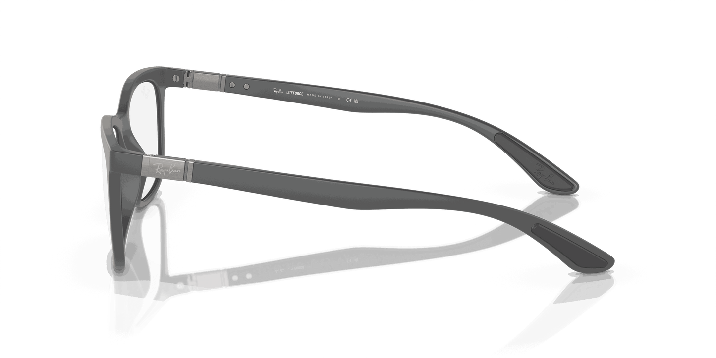 [Clear Lenses, Matte Sand Grey Frame]