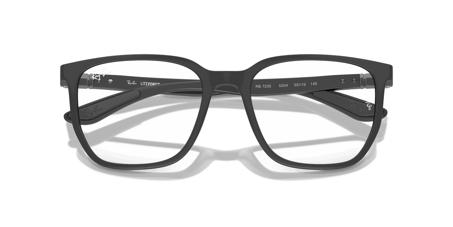 [Clear Lenses, Matte Sand Black Frame]