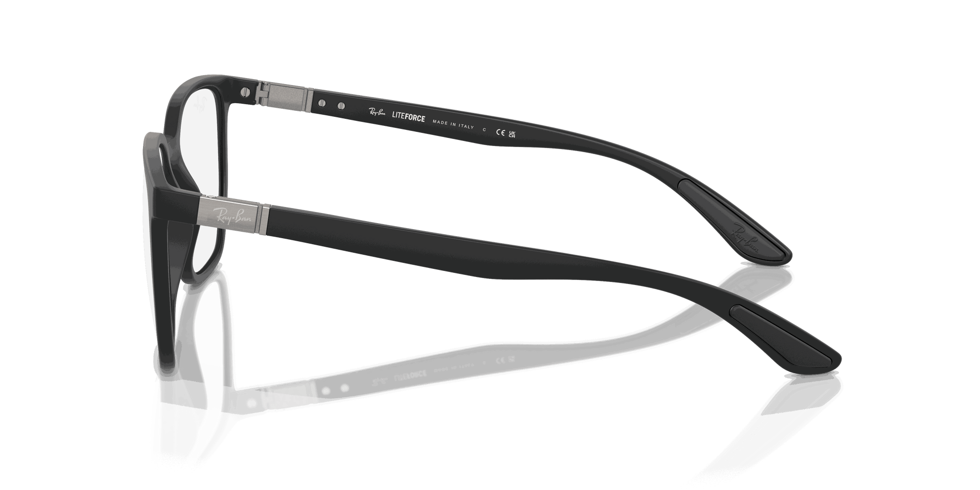 [Clear Lenses, Matte Sand Black Frame]