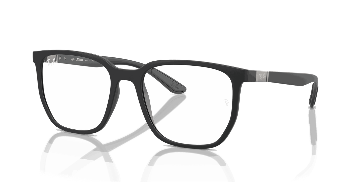 [Clear Lenses, Matte Sand Black Frame]