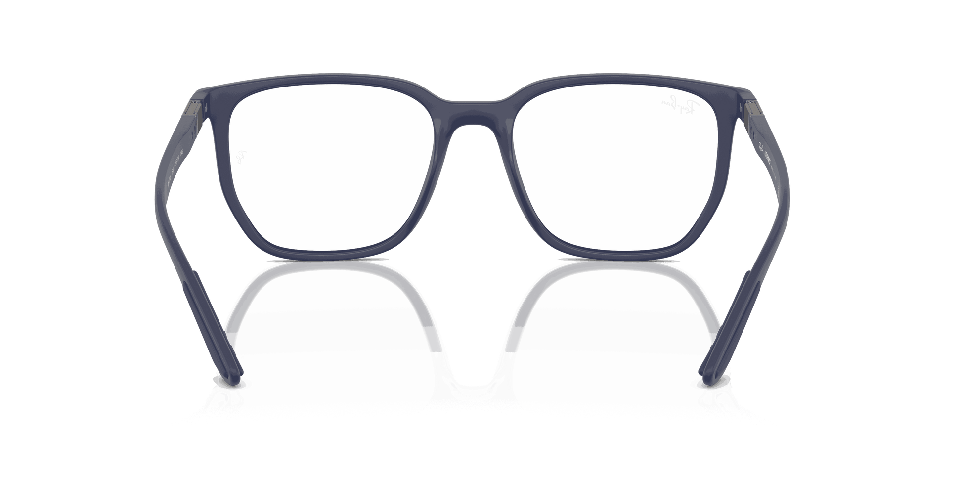 [Clear Lenses, Matte Sand Blue Frame]