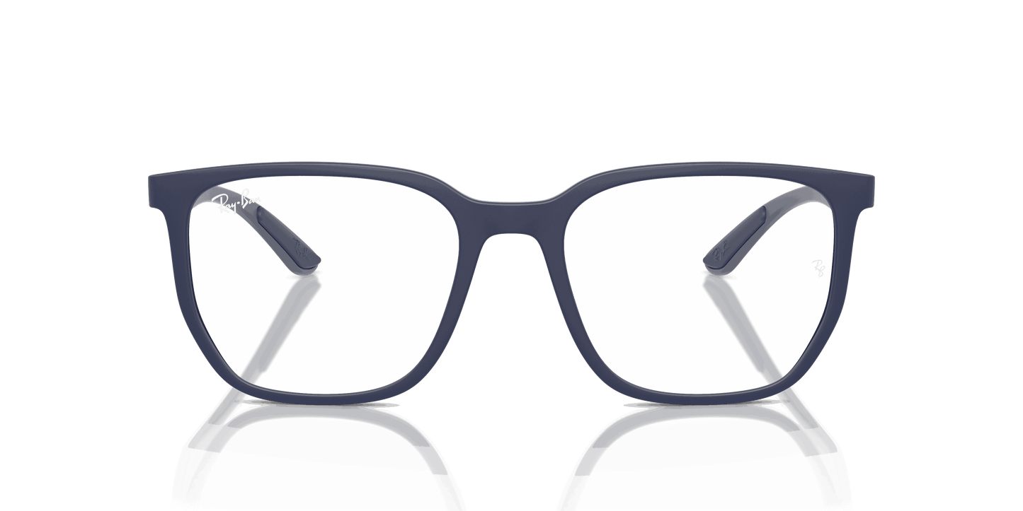 [Clear Lenses, Matte Sand Blue Frame]