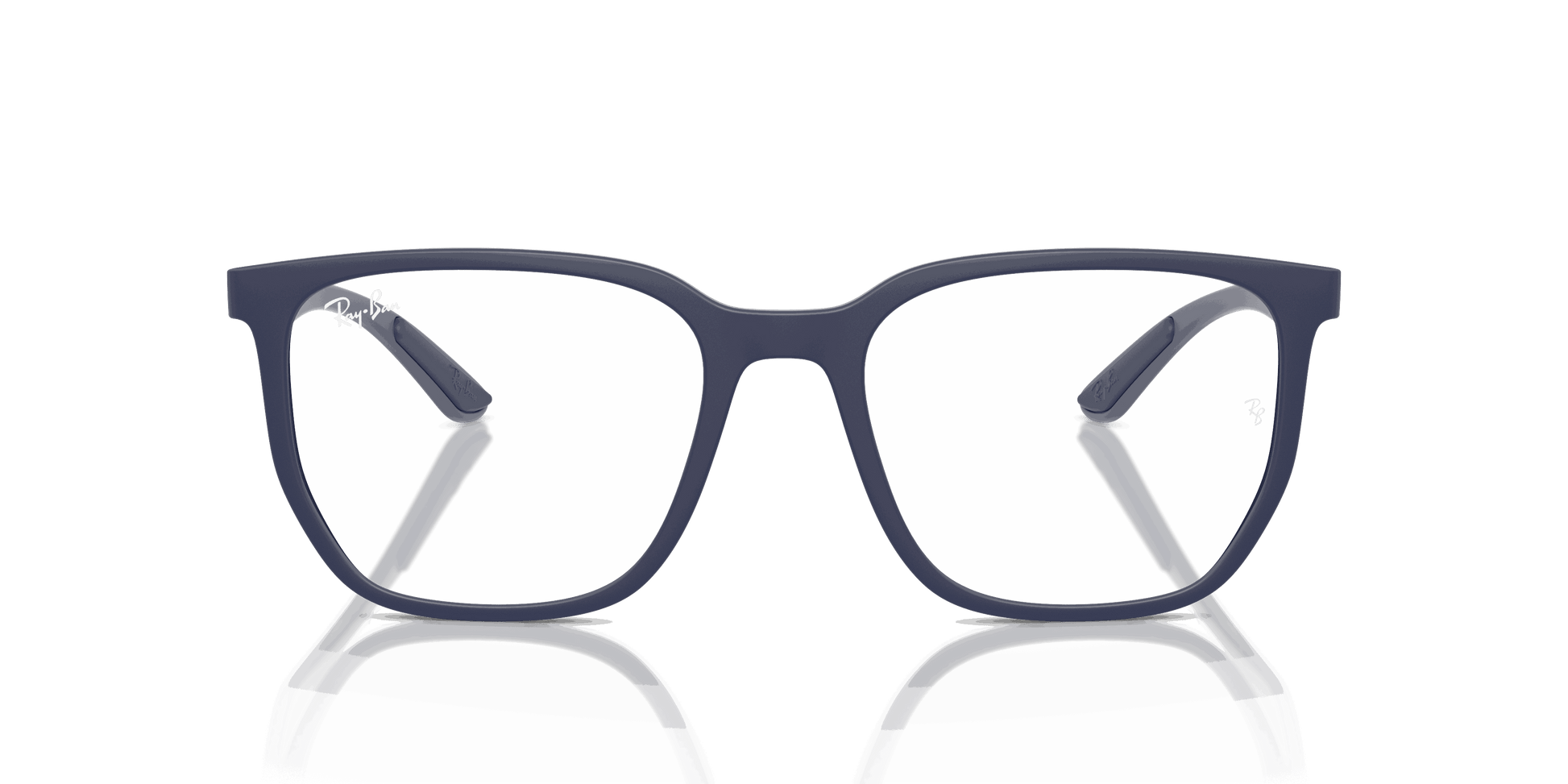 [Clear Lenses, Matte Sand Blue Frame]