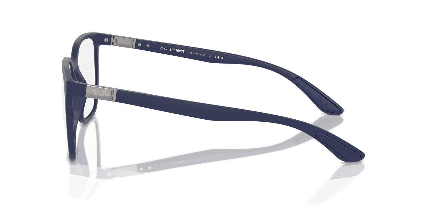 [Clear Lenses, Matte Sand Blue Frame]