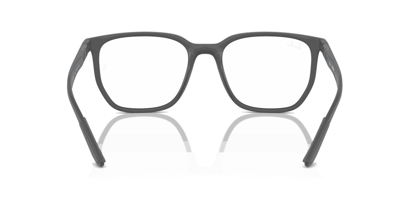 [Clear Lenses, Matte Sand Grey Frame]