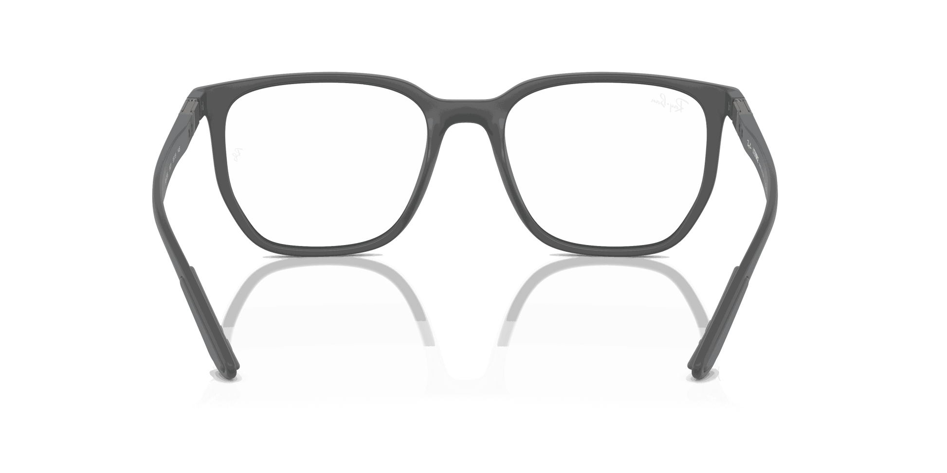 [Clear Lenses, Matte Sand Grey Frame]