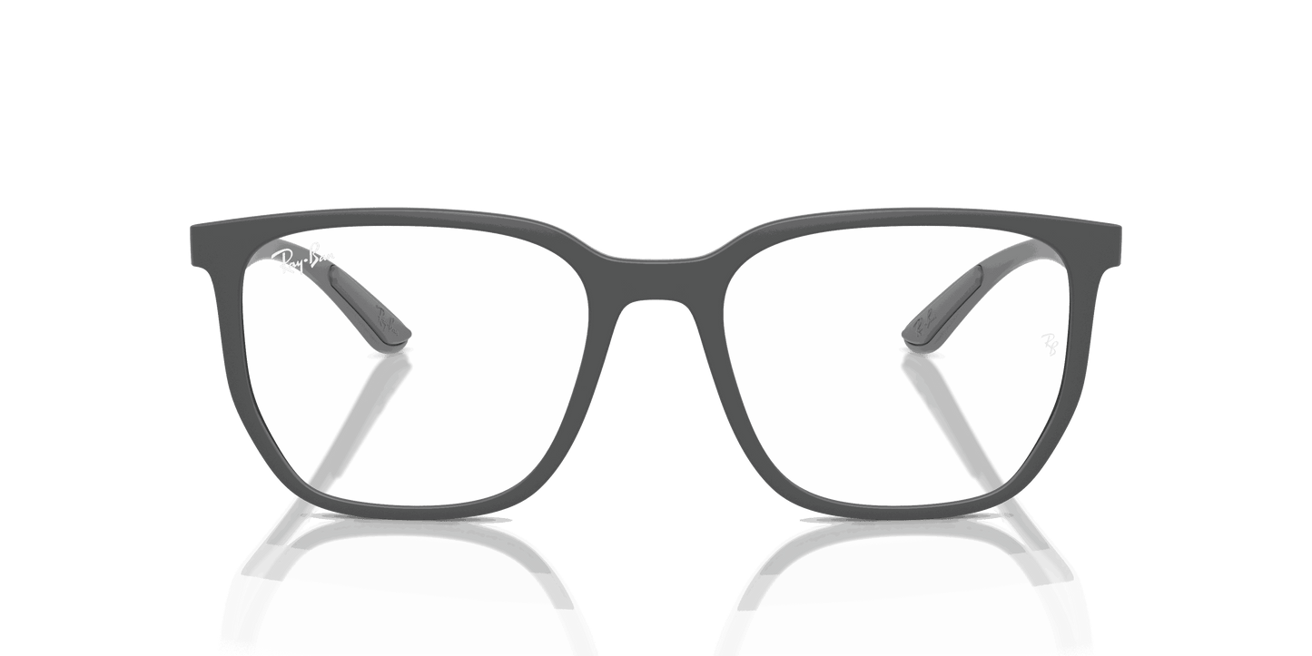 [Clear Lenses, Matte Sand Grey Frame]