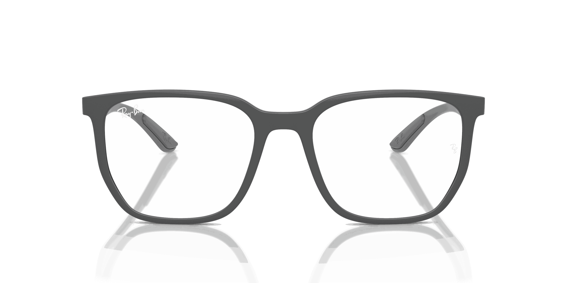 [Clear Lenses, Matte Sand Grey Frame]