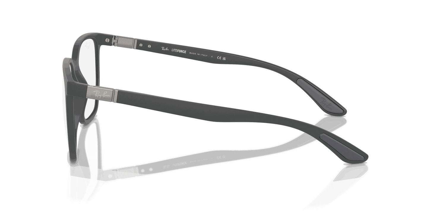 [Clear Lenses, Matte Sand Grey Frame]